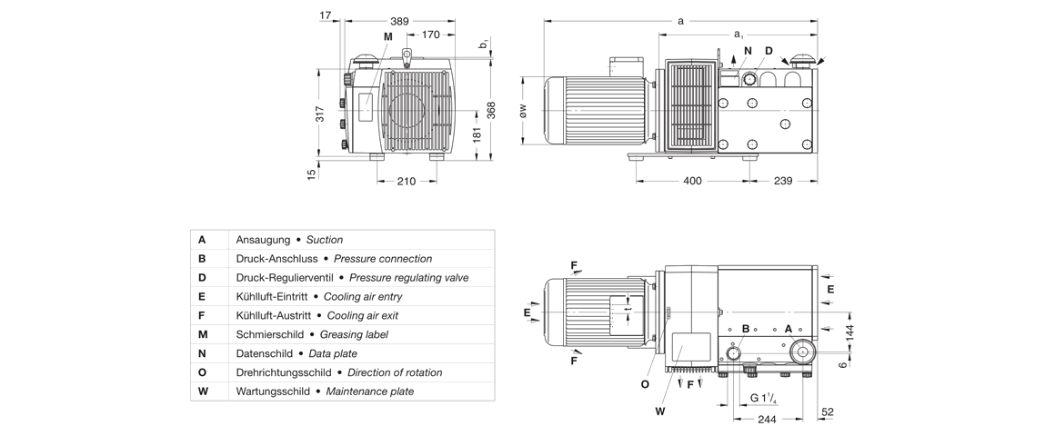 V-DTR 140干式真空泵